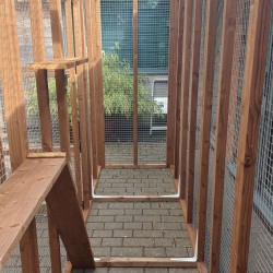 17FT X 3FT X 8FT TALL Freestanding Catio Enclosure  17FT X 3FT X 8FT TALL Freestanding Catio Enclosure